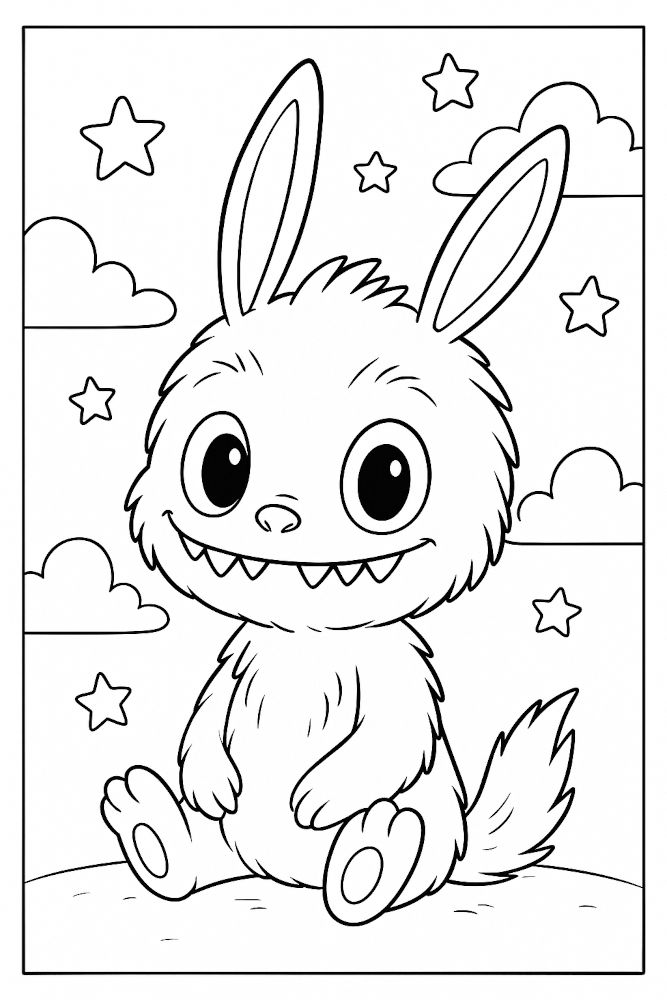 melhores desenhos do labubu para imprimir