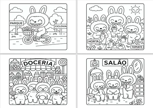 erros comuns ao colorir labubu