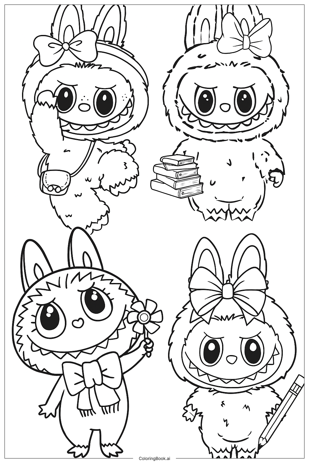 labubu para imprimir vs labubu original