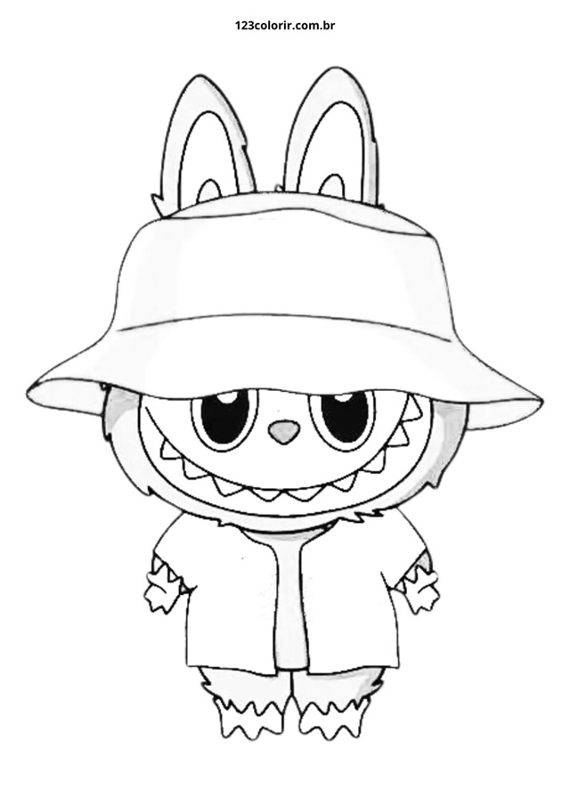 Labubu coloring pages