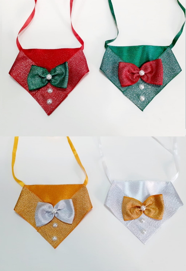 laços de natal para pet