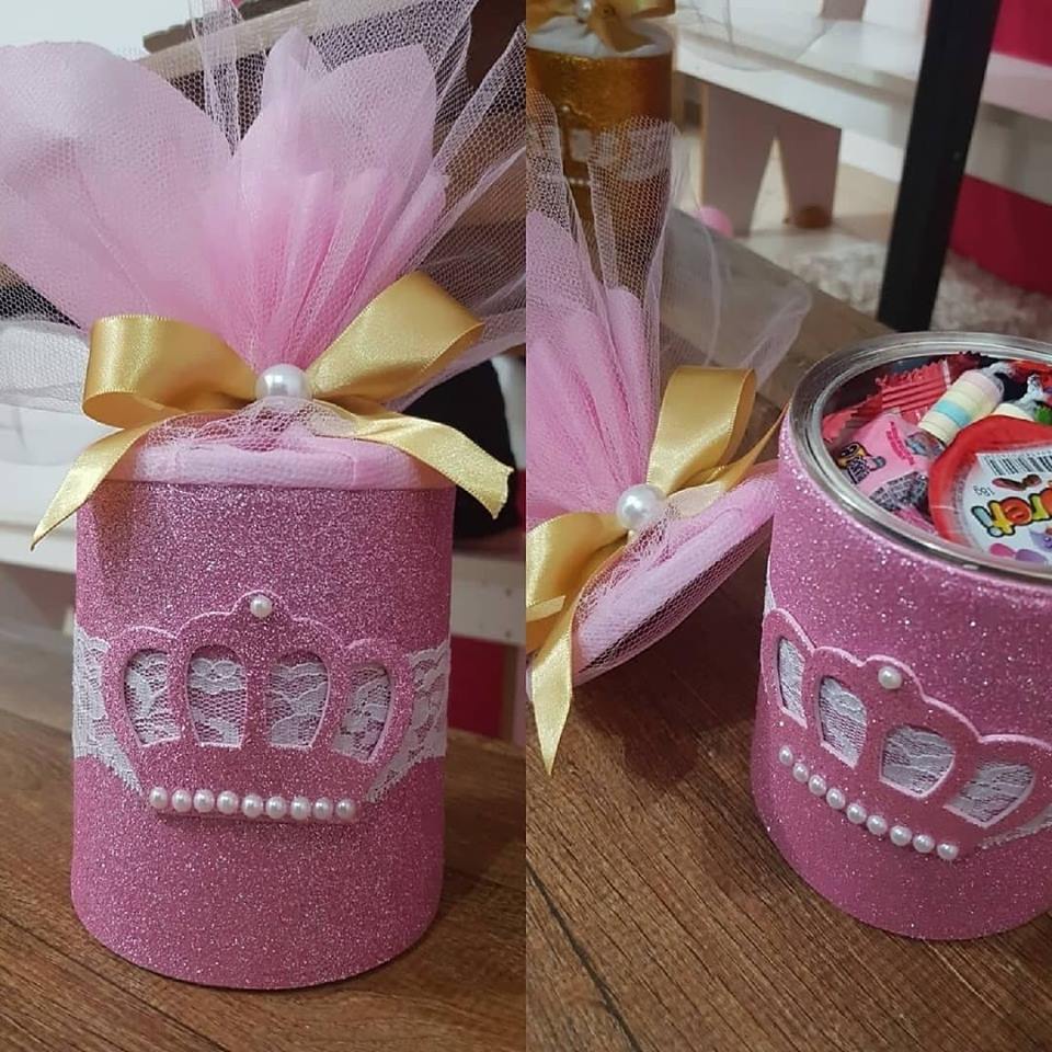lata de leite decorada