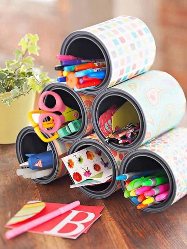 ideias de latas de leite decoradas para festas infantis