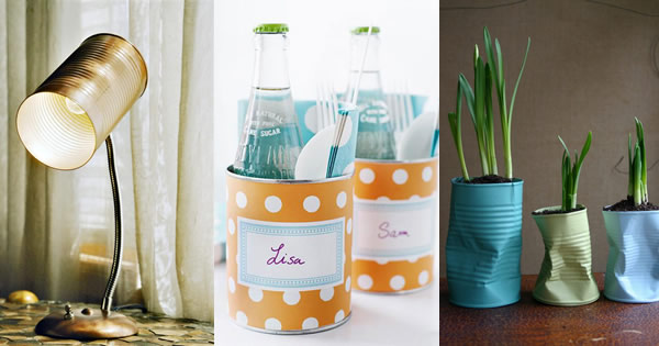 lata de leite decorada vs lata de alumínio decorada