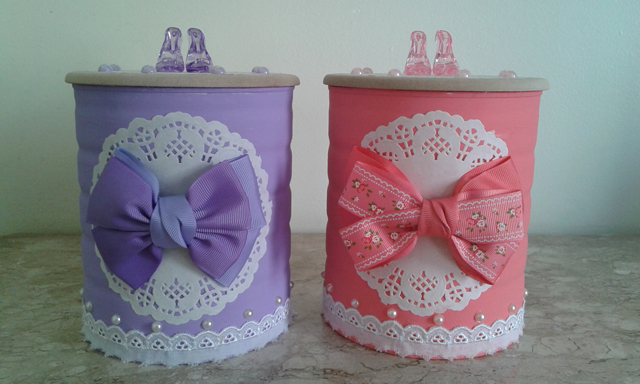 lata de leite decorada com eva vs lata decorada com tecido qual a melhor