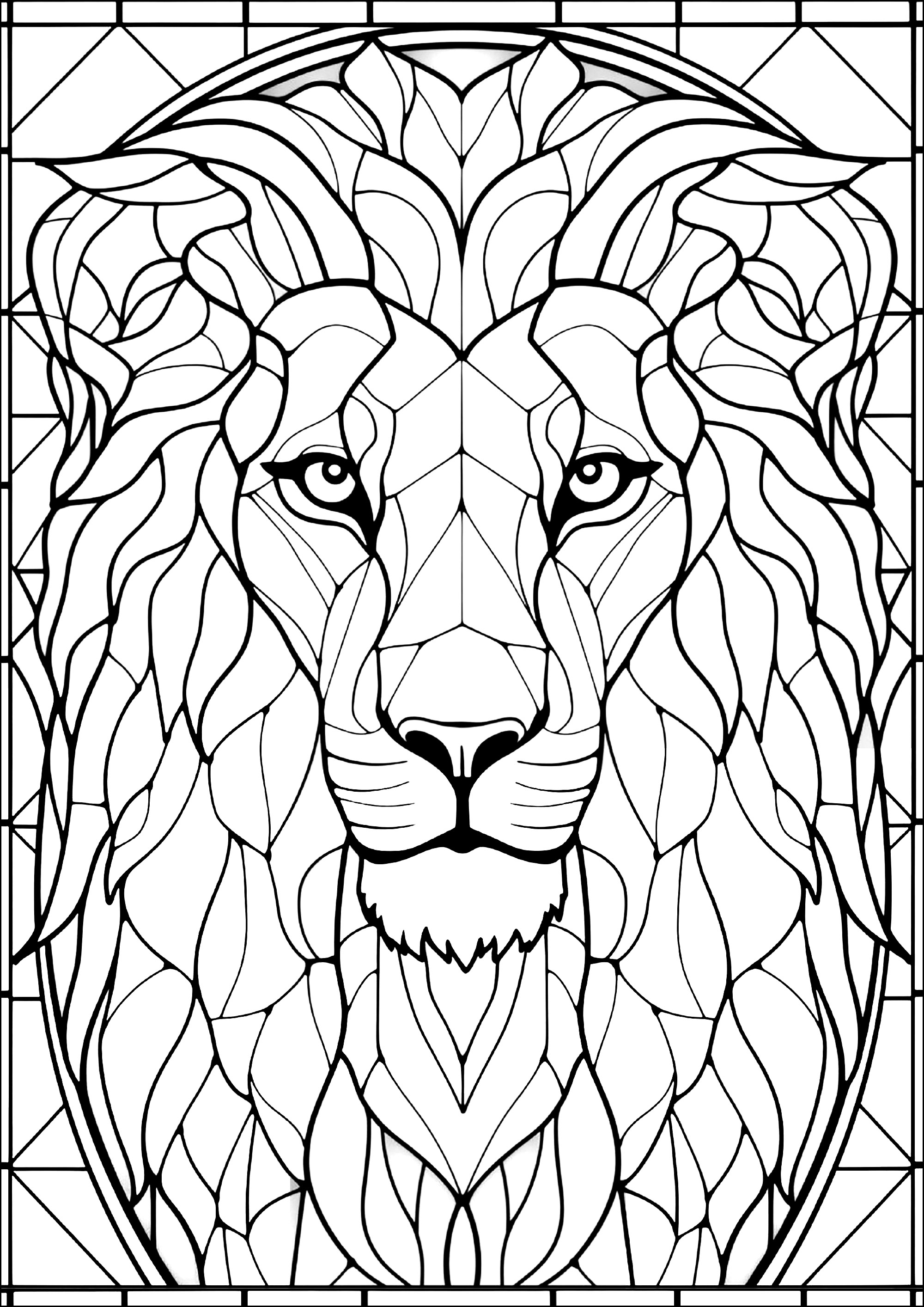 custo de material para colorir leao