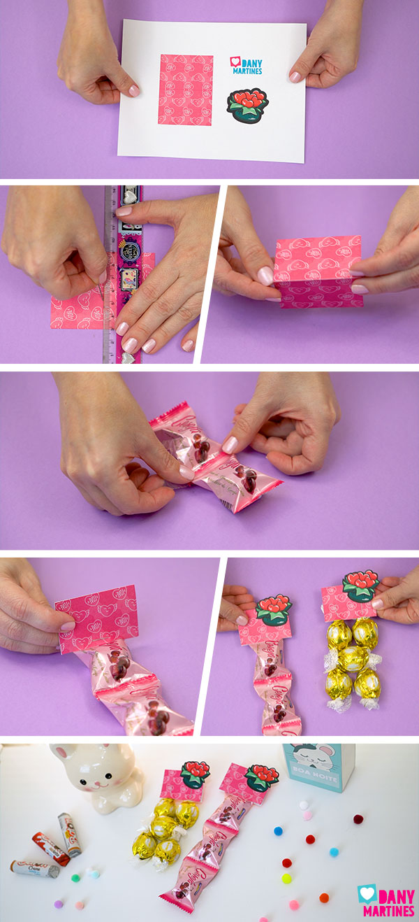 lembrança com bombom