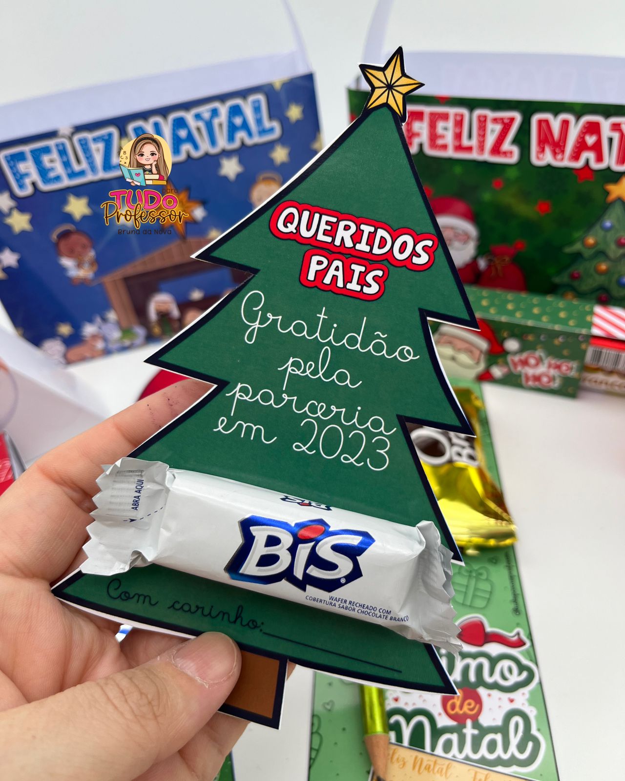 lembrancinha de natal para alunos criativa