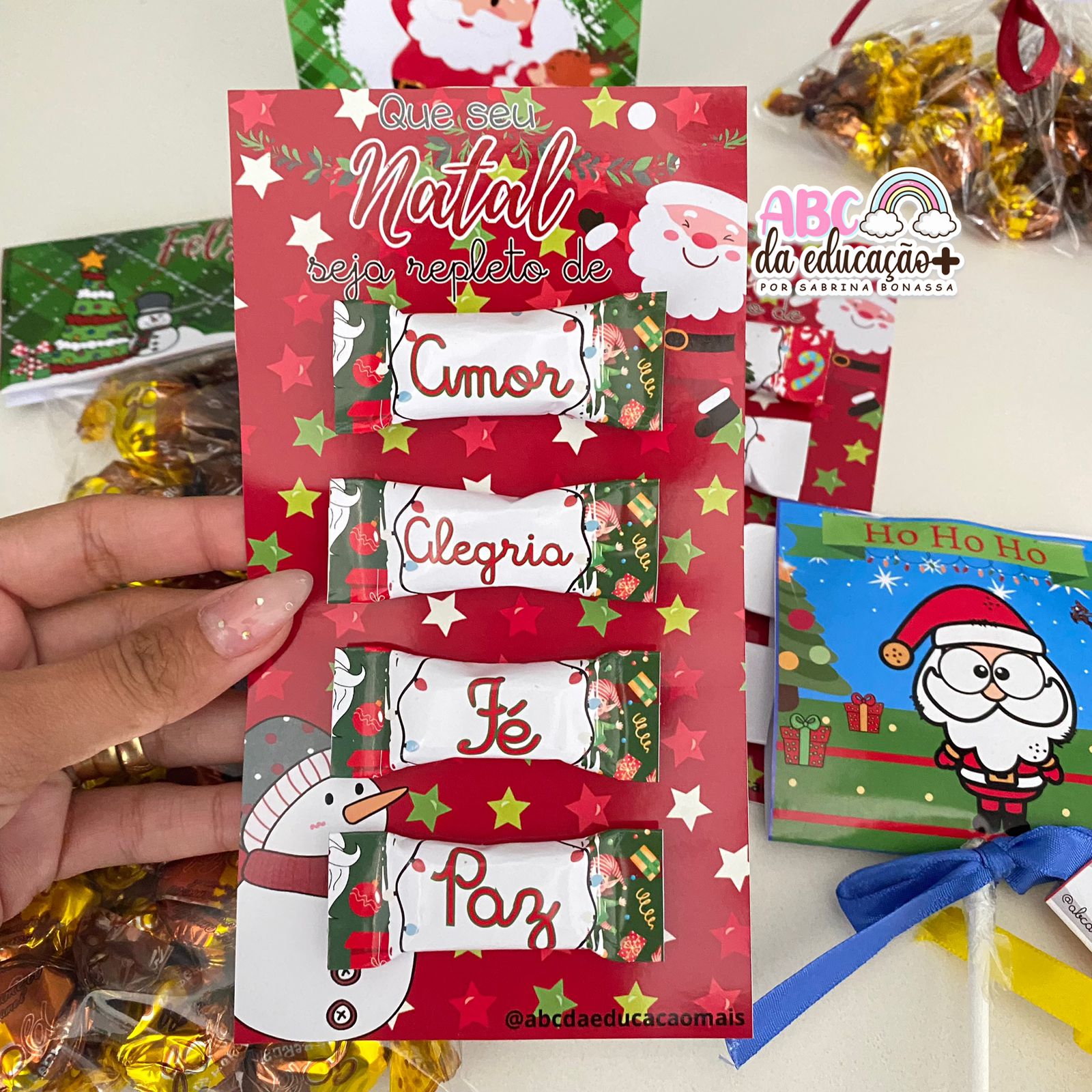 lembrancinha de natal para alunos simples
