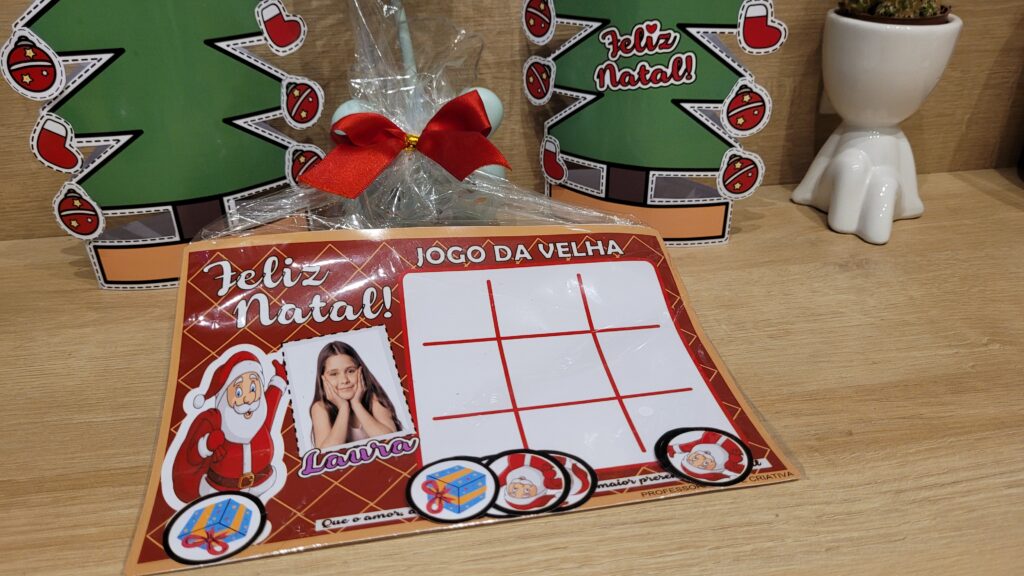 lembrancinha de natal para alunos feita a mão