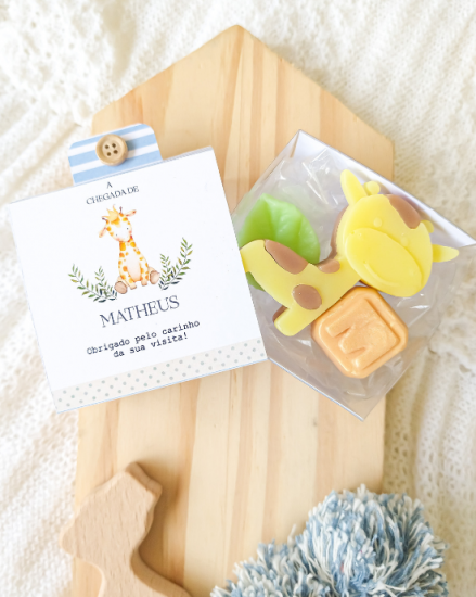 lembrança maternidade menino tecido