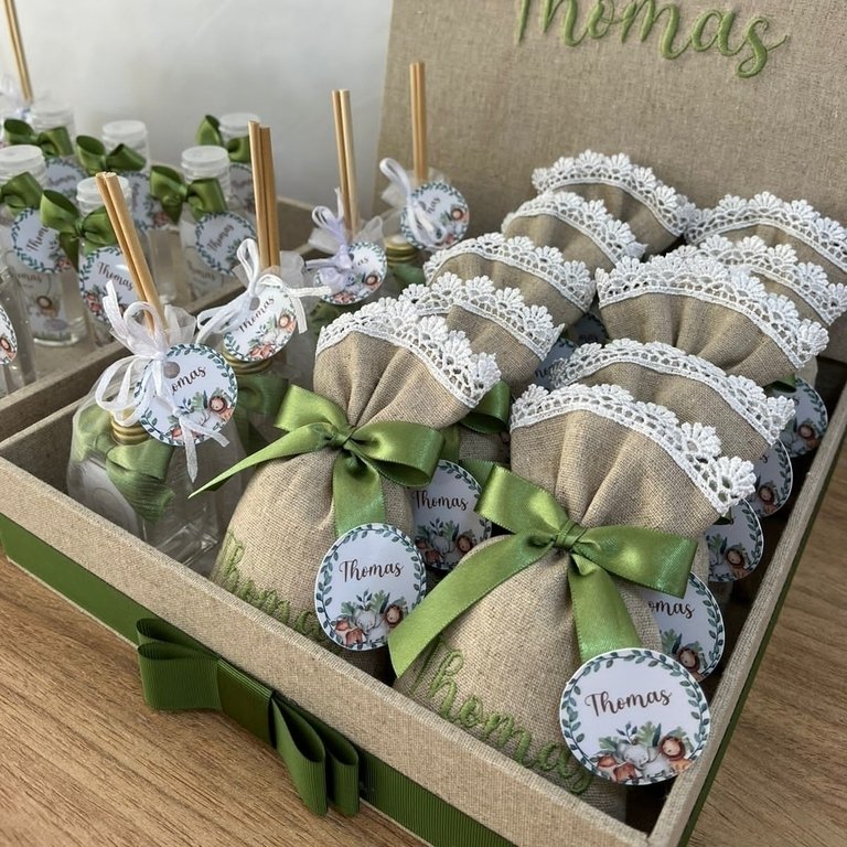 lembrança maternidade menino tecido