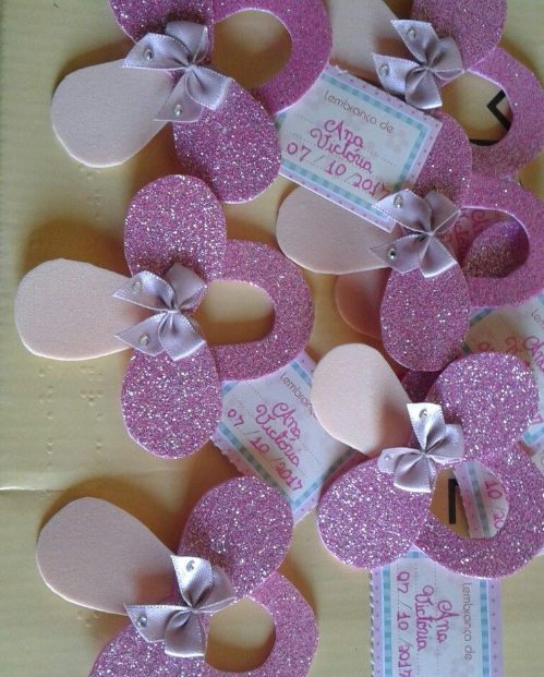 lembrança para cha de bebe em eva