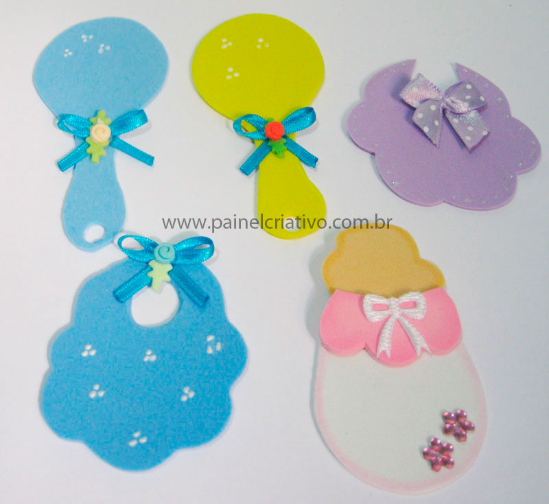 Top 10 Modelos de Lembrancinhas de EVA Criativas para Chá de Fraldas