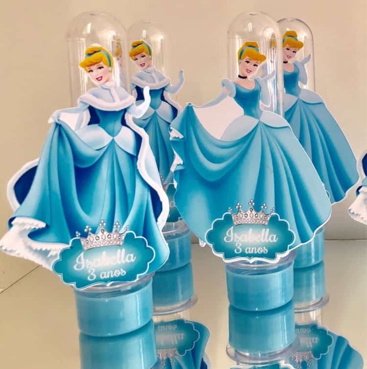 custo lembrancinhas cinderela festa infantil