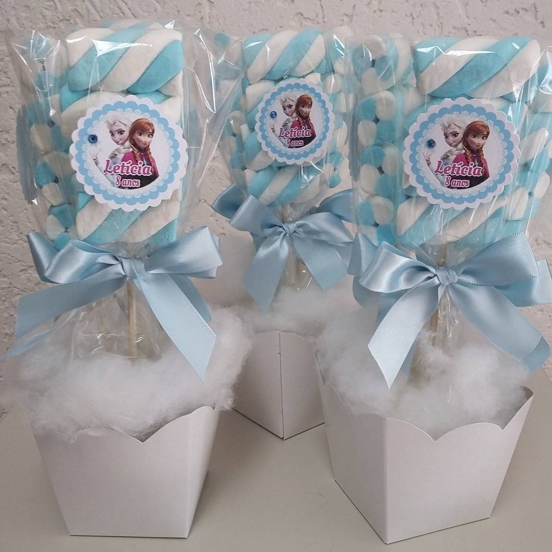 lembrancinha de aniversario da frozen em eva