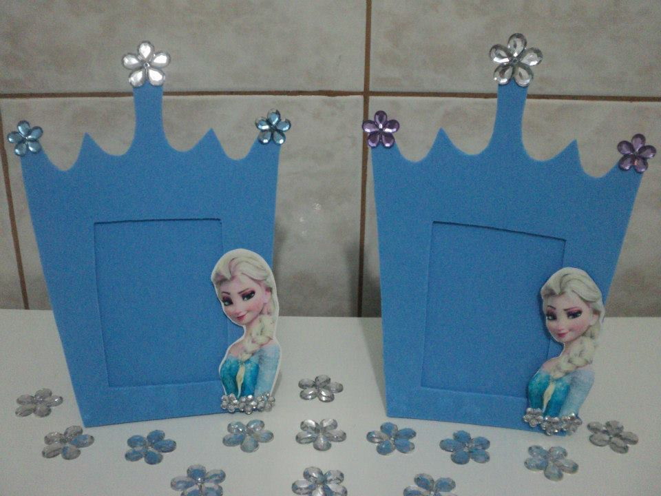 lembrancinha frozen eva ou feltro qual melhor