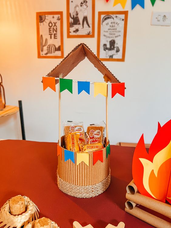 ideias de lembrancinhas de aniversário junino fáceis de fazer