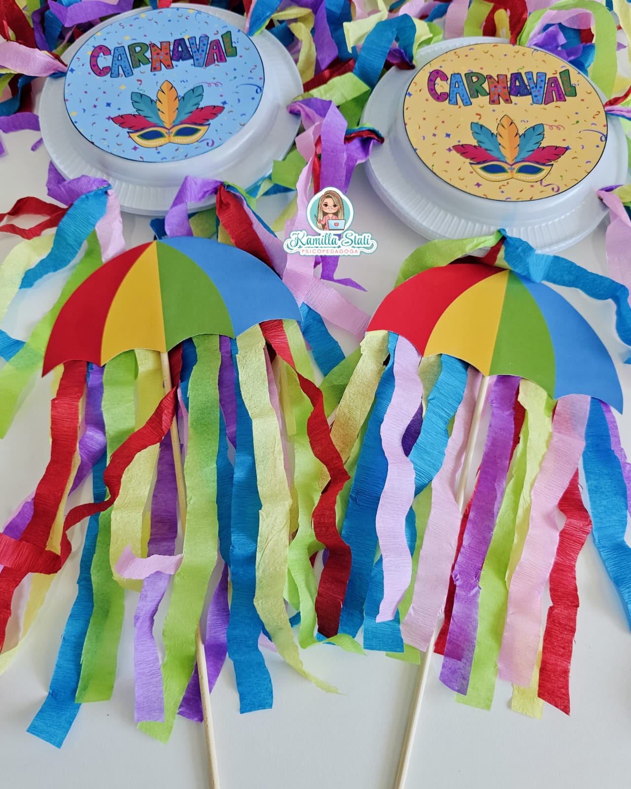 lembrancinha carnaval fácil educação infantil