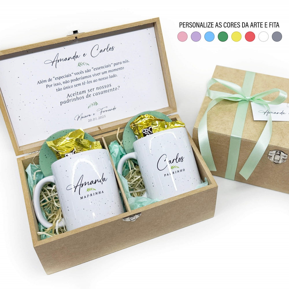 Caixas-Convite de MDF para Padrinhos: Modelos e Inspirações