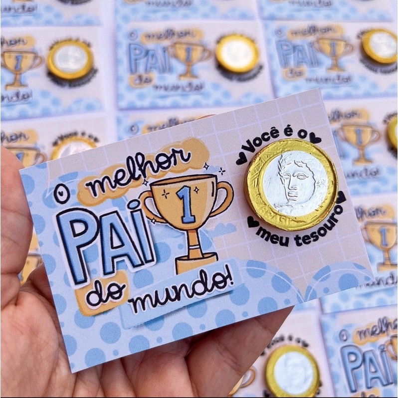 lembrancinha dia dos pais barata e criativa