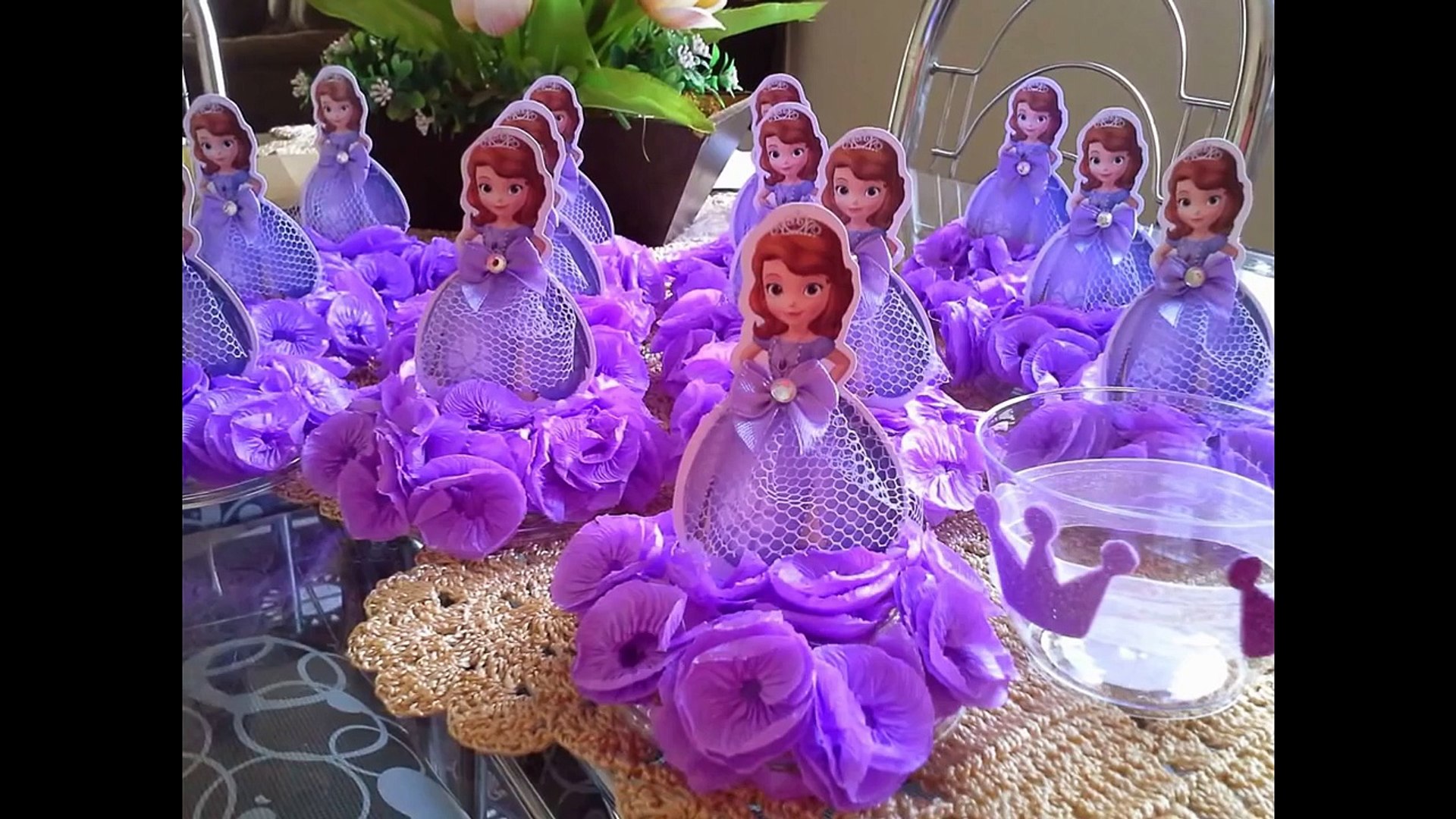 ideias criativas lembrancinha eva princesa sofia para festa