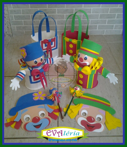 10 Ideias de Lembrancinhas de EVA para Festas Infantis Econômicas