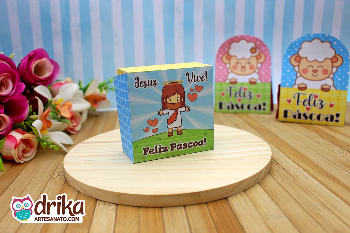 Moldes Gratuitos de Lembrancinhas de Páscoa para Imprimir