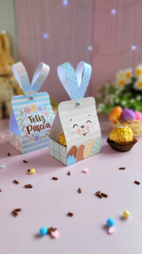 lembrancinha de páscoa com bombom