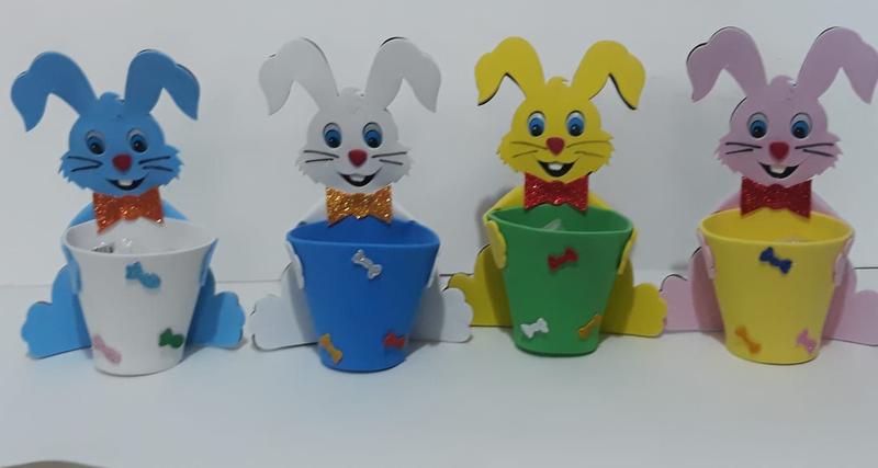 lembrancinha de páscoa em eva com feltro