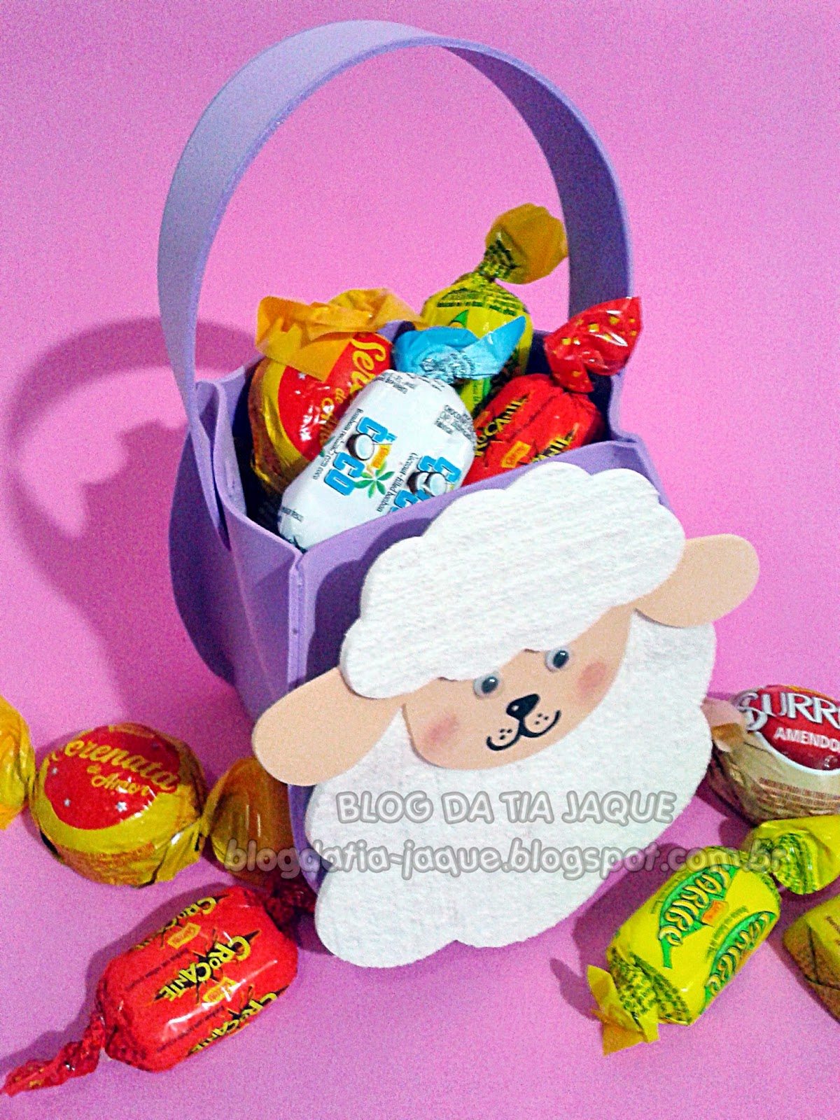 lembrancinha de páscoa em eva passo a passo