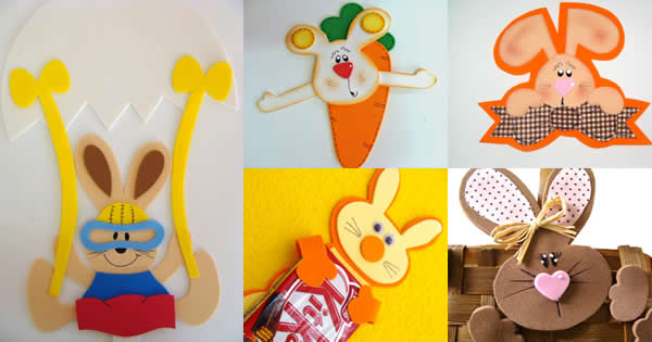 moldes de lembrancinha de páscoa em eva