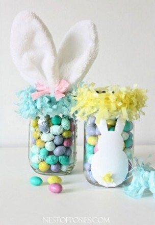 Passo a Passo: Pintura e Glitter em Potes de Vidro Temáticos de Páscoa