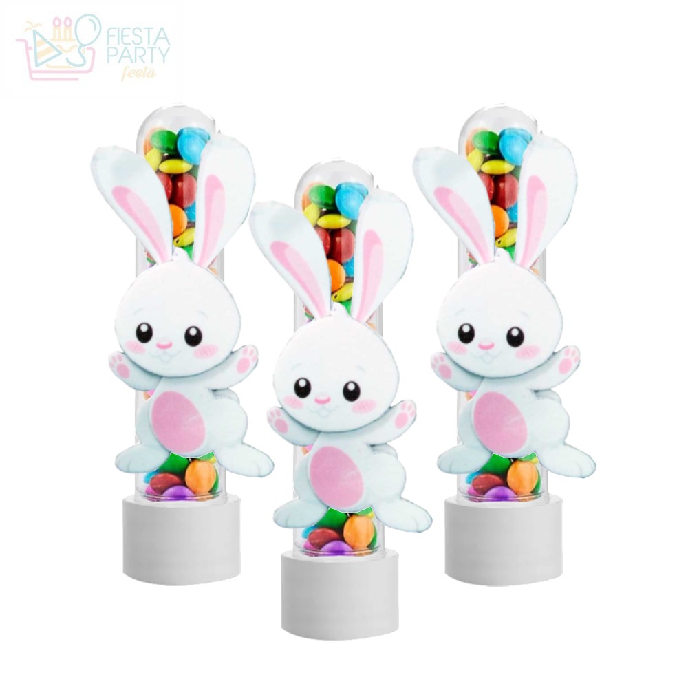 lembrancinha de páscoa tubete coelho