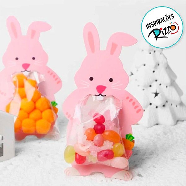 lembrancinha de páscoa tubete coelho