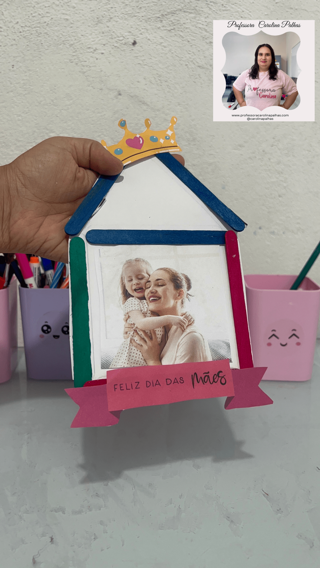 lembrancinha dia das mães fácil e rápida educação infantil