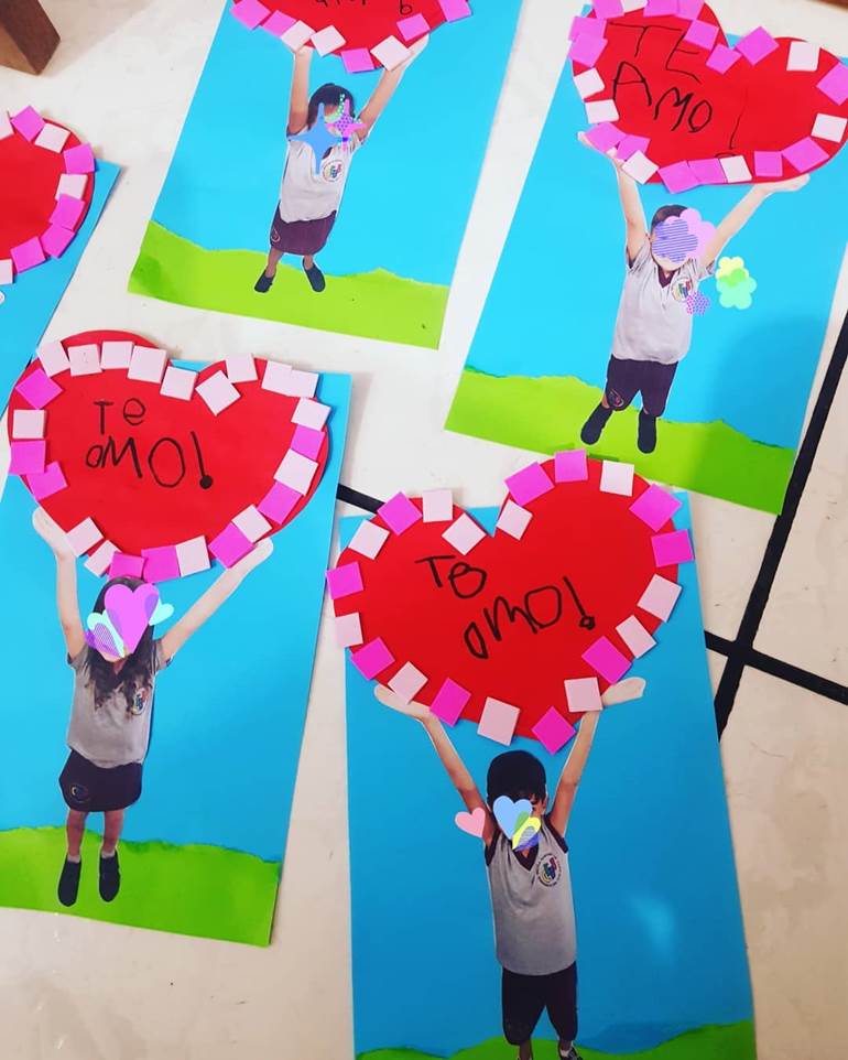 lembrancinha dia das mães com tinta guache educação infantil