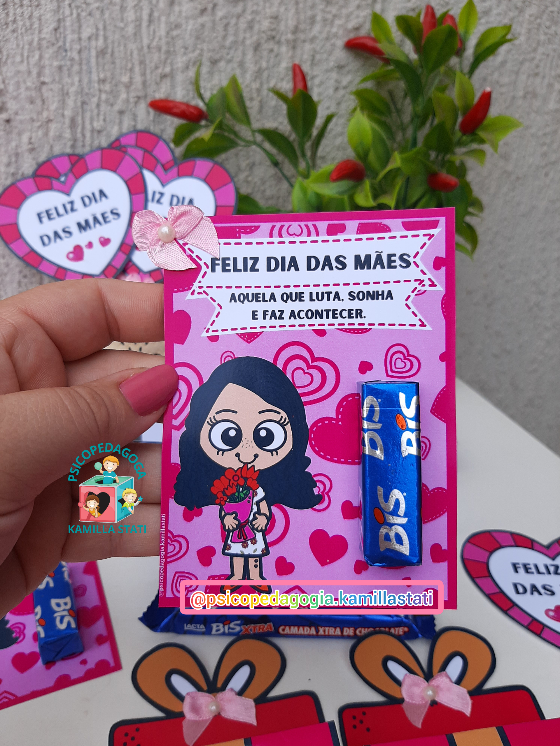 lembrancinha dia das mães para imprimir escola