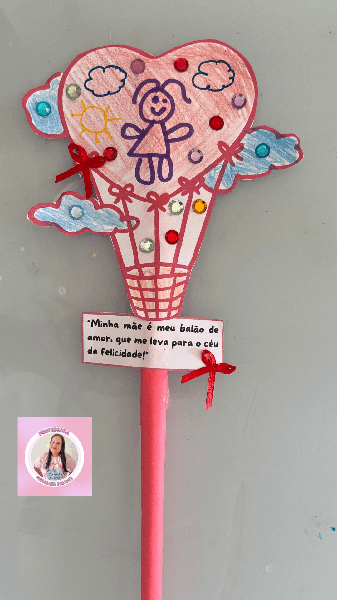 lembrancinha dia das mães para professoras