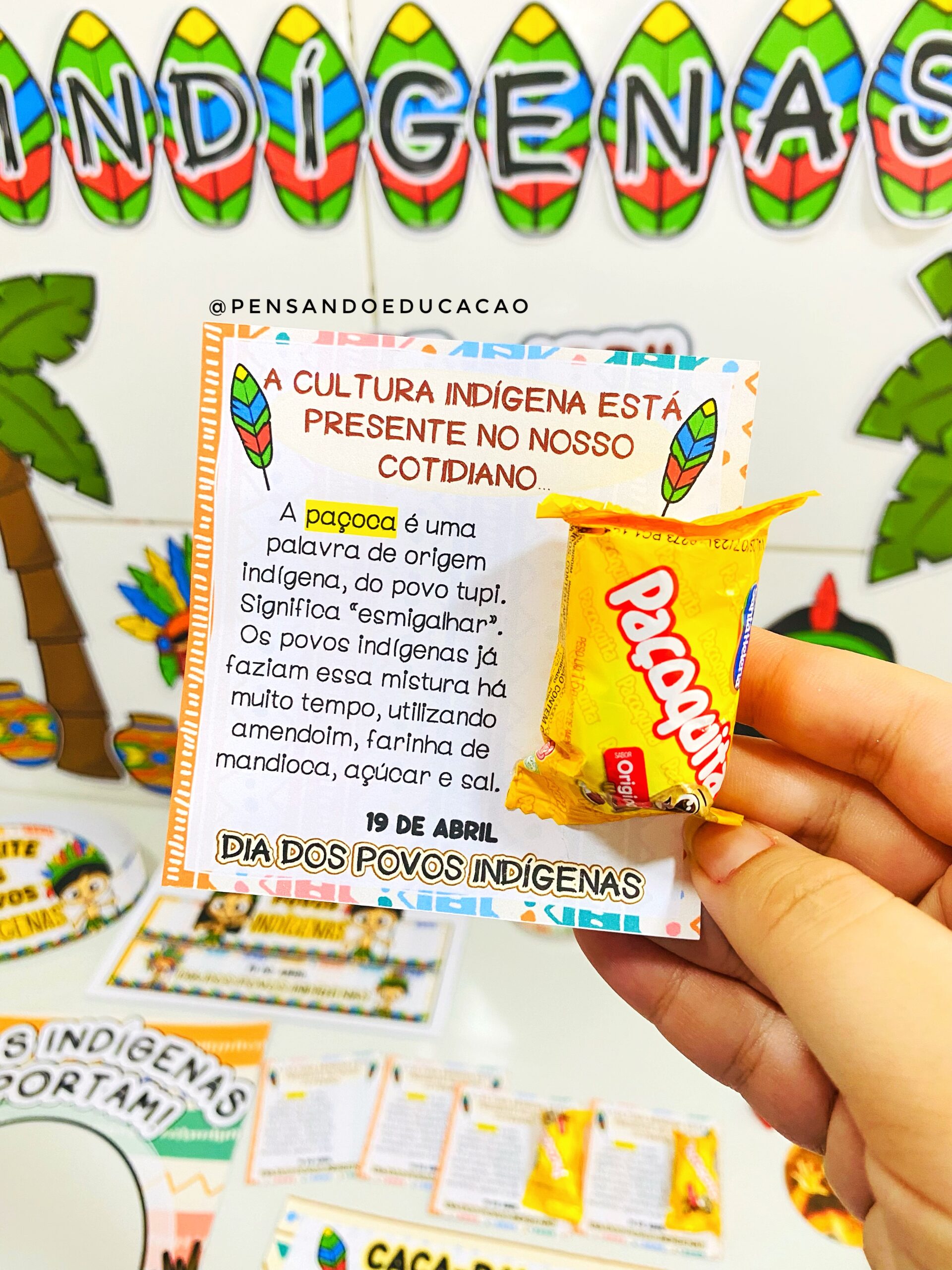 lembrancinha dia do indio para imprimir
