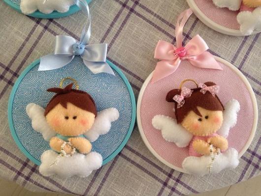 lembrancinha maternidade feltro