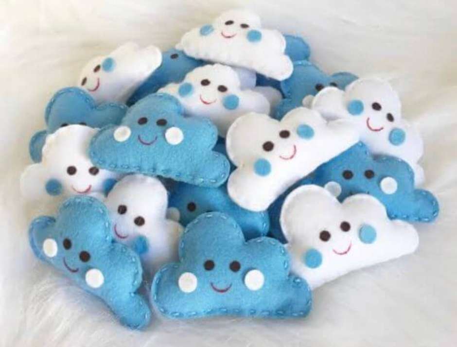 lembrancinha maternidade feltro