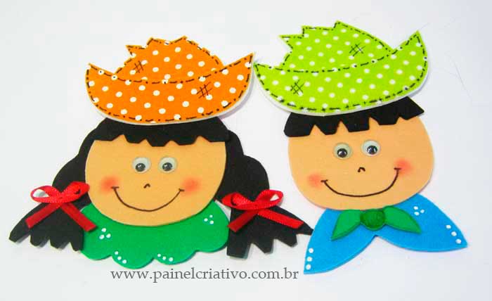 molde chapeu palha eva lembrancinha sao joao