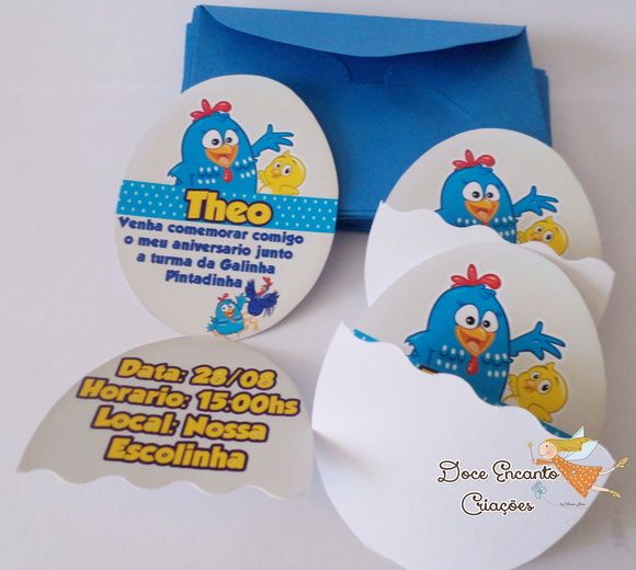 Moldes Gratuitos da Galinha Pintadinha para Imprimir suas Lembrancinhas