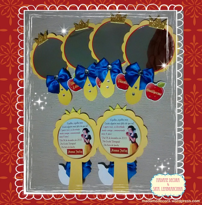 erros comuns fazer lembrancinha branca de neve eva