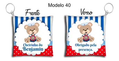 lembrancinhas de cha de bebe do ursinho marinheiro
