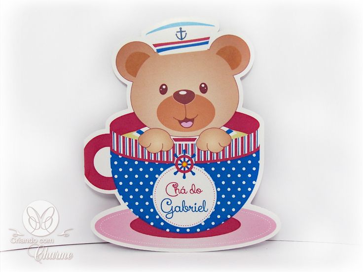 lembrancinhas de cha de bebe do ursinho marinheiro