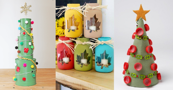 ideias lembrancinhas natal reciclavel faceis fazer