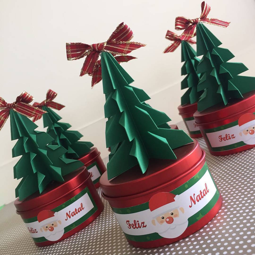 ideias lembrancinhas natal reciclavel faceis fazer