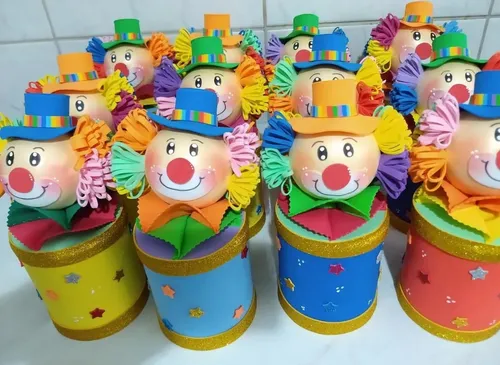 Lembrancinhas de Circo com EVA e Materiais Reciclados: Ideias Criativas